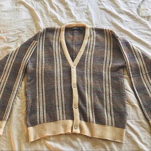 Vintage J.T. Beckett Multicolored Knit Cardigan
